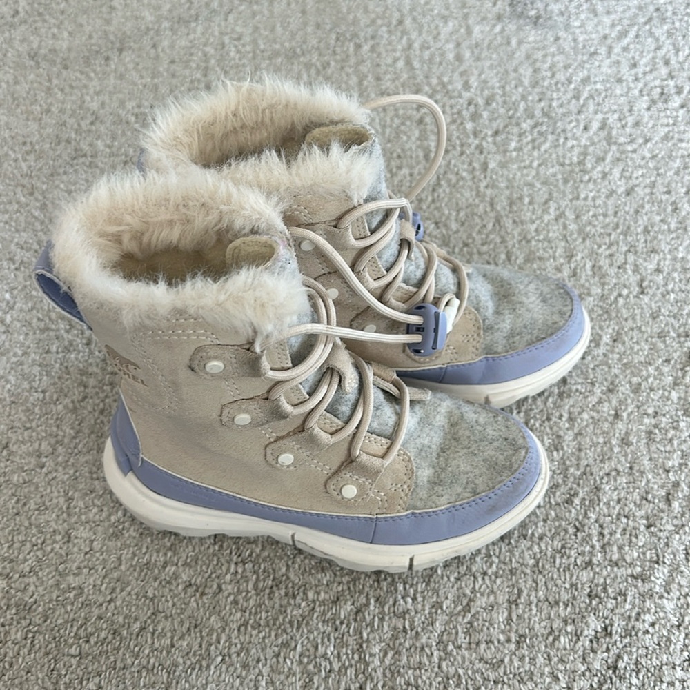 Sorel kids explorer waterproof lace up boot